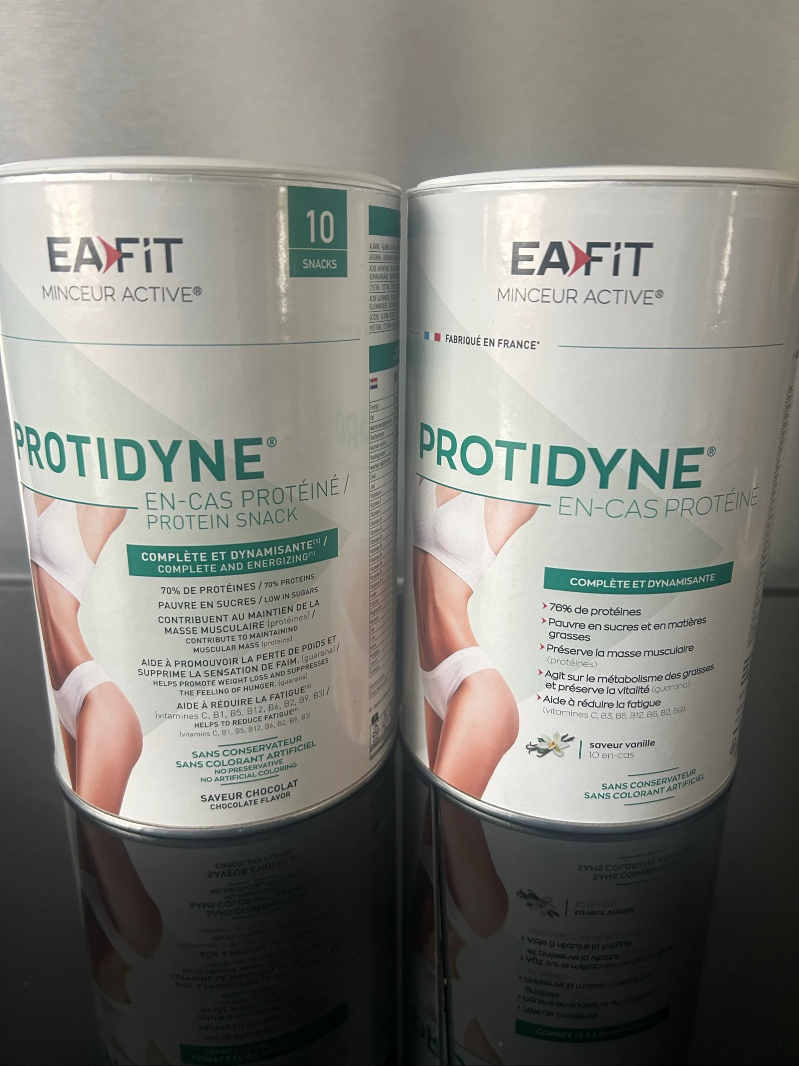 Lot de 2 boîtes de protéines neuves 